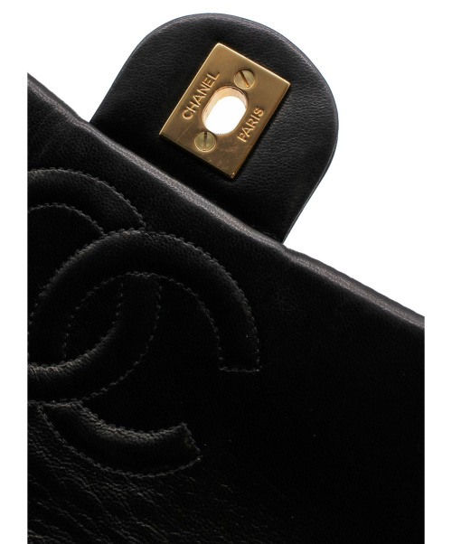 CHANEL（シャネル）CHANEL (シャネル) ミニマトラッセチェーンショルダーバッグ ブラック サイズ:- ミニマトラッセ A1115 ラムレザー 3434582の古着・服飾アイテム