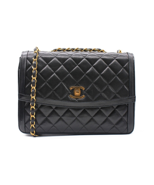 CHANEL（シャネル）CHANEL (シャネル) マトラッセ チェーンショルダーバッグ ブラック サイズ:- ラムレザー ■の古着・服飾アイテム