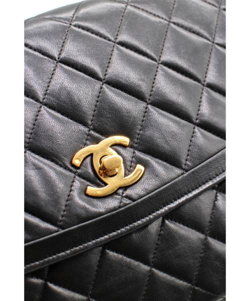 CHANEL（シャネル）CHANEL (シャネル) マトラッセ チェーンショルダーバッグ ブラック サイズ:- ラムレザー ■の古着・服飾アイテム