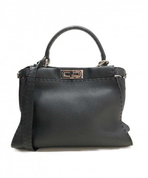 FENDI（フェンディ）FENDI (フェンディ) ピーカブー ブラック サイズ:- レギュラー　セレリア 8BN290の古着・服飾アイテム