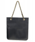 CHANEL (シャネル) ヴィンテージチェーンショルダートートバッグ ブラック：148000円