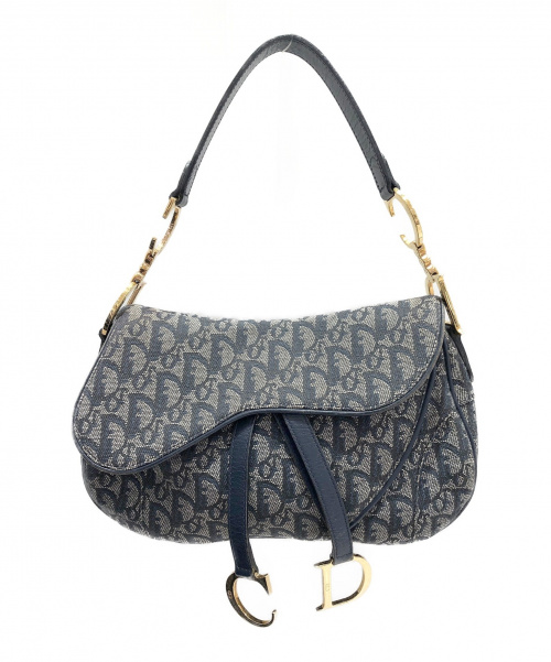 Christian Dior（クリスチャン ディオール）Christian Dior (クリスチャンディオール) サドルバッグ ネイビー サイズ:- トロッターの古着・服飾アイテム