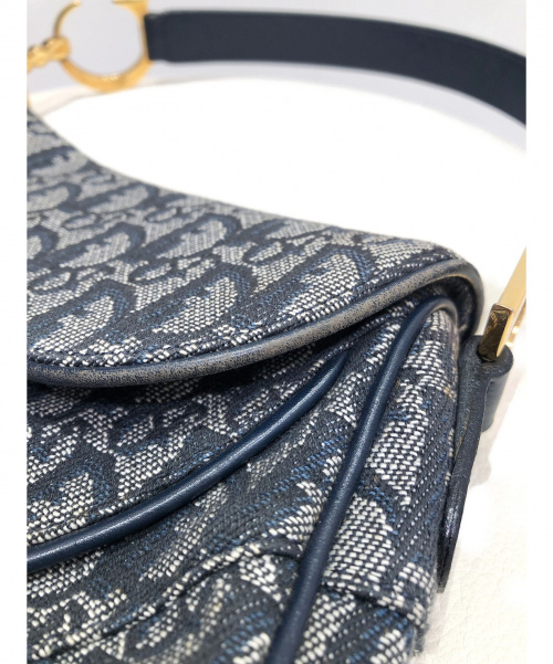 Christian Dior（クリスチャン ディオール）Christian Dior (クリスチャンディオール) サドルバッグ ネイビー サイズ:- トロッターの古着・服飾アイテム