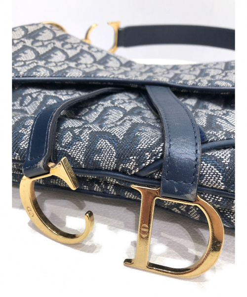 Christian Dior（クリスチャン ディオール）Christian Dior (クリスチャンディオール) サドルバッグ ネイビー サイズ:- トロッターの古着・服飾アイテム
