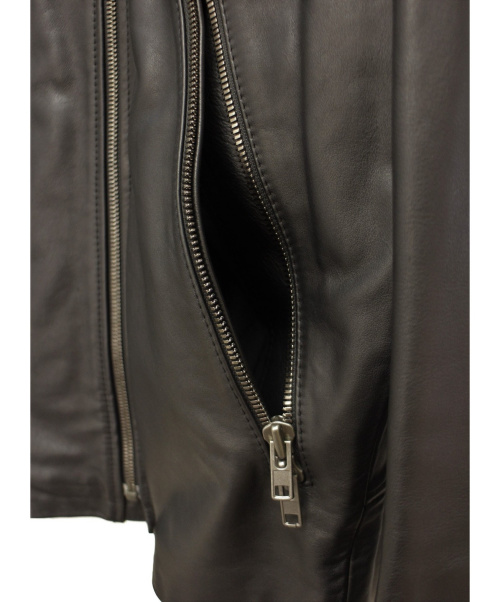 Maison Margiela（メゾンマルジェラ）Maison Margiela (メゾンマルジェラ) 八の字ライダースジャケット ブラック サイズ:Sの古着・服飾アイテム