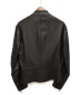 Maison Margiela (メゾンマルジェラ) 八の字ライダースジャケット ブラック サイズ:S：118000円