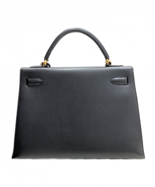 HERMES（エルメス）HERMES (エルメス) ケリー32 ブラック サイズ:32 外縫い アルデンヌ ゴールド金具の古着・服飾アイテム