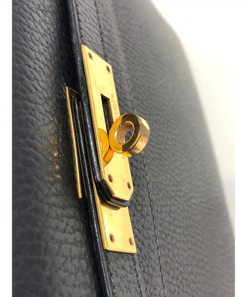 HERMES（エルメス）HERMES (エルメス) ケリー32 ブラック サイズ:32 外縫い アルデンヌ ゴールド金具の古着・服飾アイテム