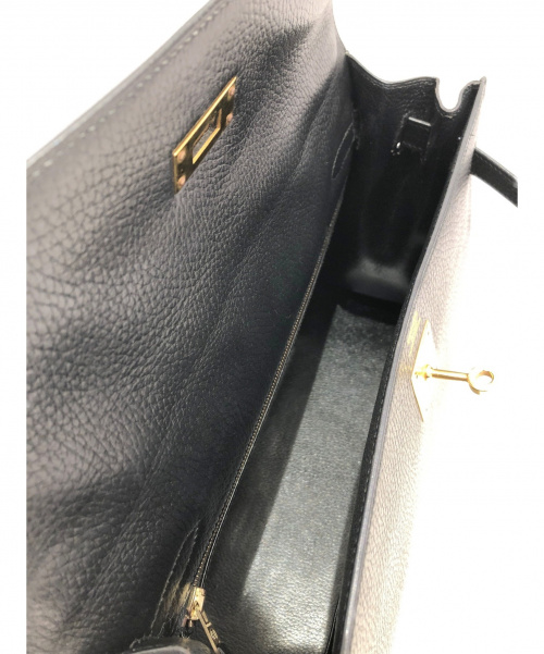 HERMES（エルメス）HERMES (エルメス) ケリー32 ブラック サイズ:32 外縫い アルデンヌ ゴールド金具の古着・服飾アイテム