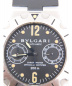 BVLGARI (ブルガリ) ディアゴノ スクーバ クロノグラフ ブラック サイズ:38ｍｍ：118000円
