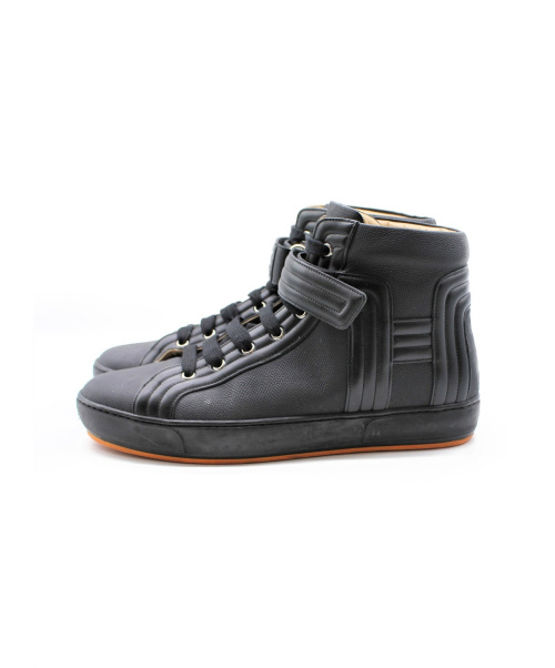 HERMES（エルメス）HERMES (エルメス) ハイカットスニーカー ブラック サイズ:41.5の古着・服飾アイテム