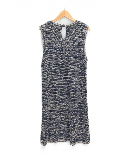 CHANEL（シャネル）CHANEL (シャネル) ワンピース・ボレロセット ネイビー サイズ:42の古着・服飾アイテム