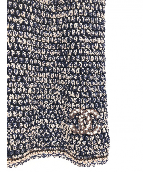 CHANEL（シャネル）CHANEL (シャネル) ワンピース・ボレロセット ネイビー サイズ:42の古着・服飾アイテム