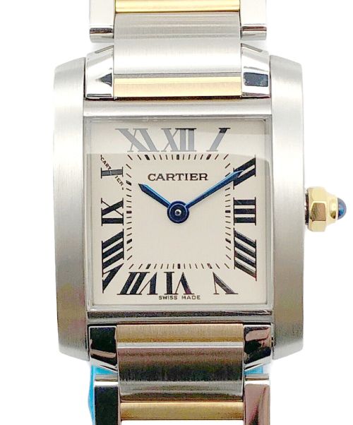 Cartier（カルティエ）Cartier (カルティエ) タンクフランセーズSM ホワイト サイズ:SMの古着・服飾アイテム