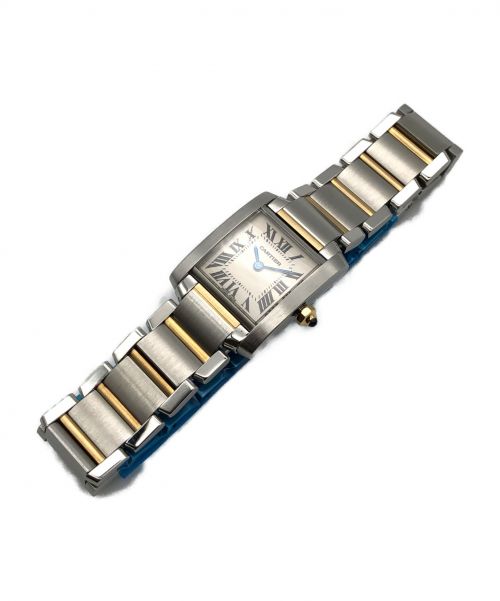 Cartier（カルティエ）Cartier (カルティエ) タンクフランセーズSM ホワイト サイズ:SMの古着・服飾アイテム