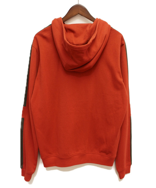 HERMES（エルメス）HERMES (エルメス) 切替ジップパーカー レッド サイズ:M 春秋物の古着・服飾アイテム