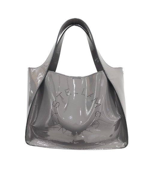 STELLA McCARTNEY（ステラマッカートニー）STELLA McCARTNEY (ステラマッカートニー) ロゴトートバッグ グレー サイズ:-の古着・服飾アイテム