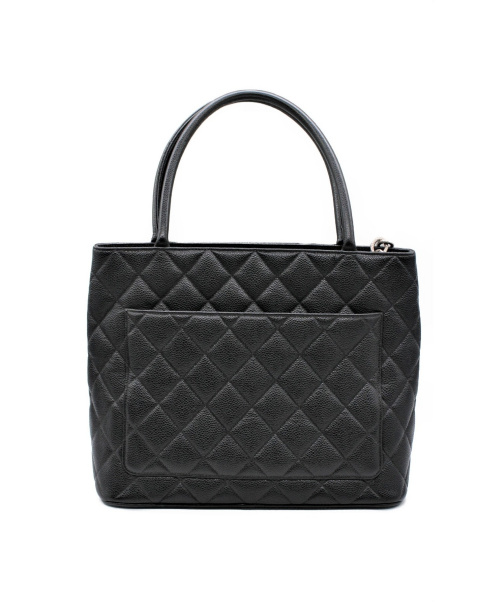 CHANEL（シャネル）CHANEL (シャネル) 復刻トートバッグ ブラック サイズ:- A01804 キャビアスキン 6128251の古着・服飾アイテム