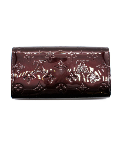 LOUIS VUITTON（ルイ ヴィトン）LOUIS VUITTON (ルイヴィトン) ポルトフォイユ・サラ アマラント サイズ:- ヴェルニ M93524 TN1172の古着・服飾アイテム