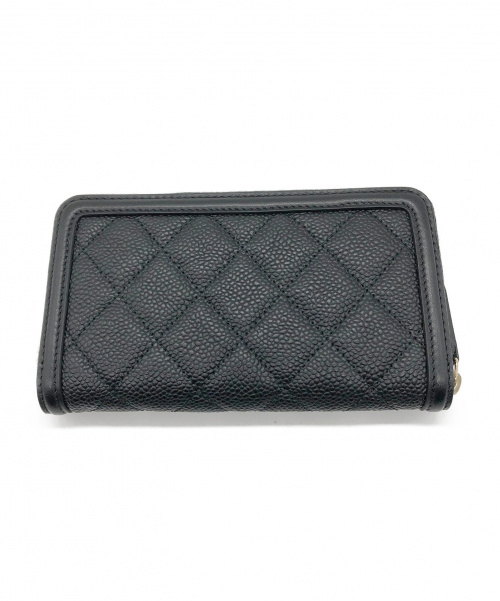 CHANEL（シャネル）CHANEL (シャネル) CCフィリグリー ミニウォレット ブラック サイズ:- 未使用品 A84446 キャビアスキンの古着・服飾アイテム
