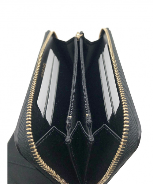 CHANEL（シャネル）CHANEL (シャネル) CCフィリグリー ミニウォレット ブラック サイズ:- 未使用品 A84446 キャビアスキンの古着・服飾アイテム