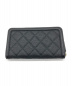 CHANEL (シャネル) CCフィリグリー ミニウォレット ブラック サイズ:- 未使用品 A84446 キャビアスキン：108000円
