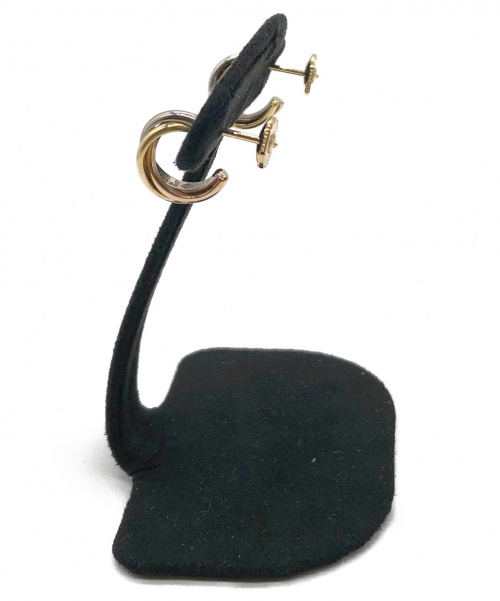 Cartier（カルティエ）Cartier (カルティエ) ハーフフープトリニティピアス サイズ:-の古着・服飾アイテム