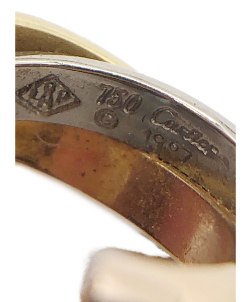 Cartier（カルティエ）Cartier (カルティエ) ハーフフープトリニティピアス サイズ:-の古着・服飾アイテム
