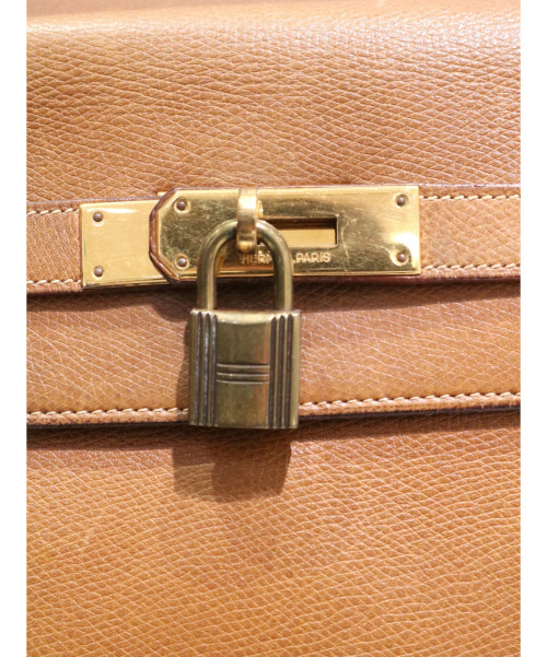 HERMES（エルメス）HERMES (エルメス) ケリーバッグ35 ゴールド サイズ:35 内縫い クシュベルの古着・服飾アイテム