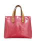 LOUIS VUITTON (ルイヴィトン) リードPM ピンク サイズ:PM モノグラム・ヴェルニ M91221 MI0016：32800円