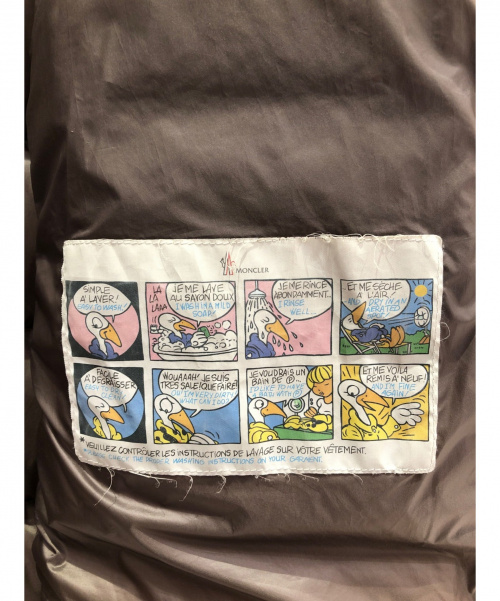 MONCLER（モンクレール）MONCLER (モンクレール) ダウンコート ベージュの古着・服飾アイテム