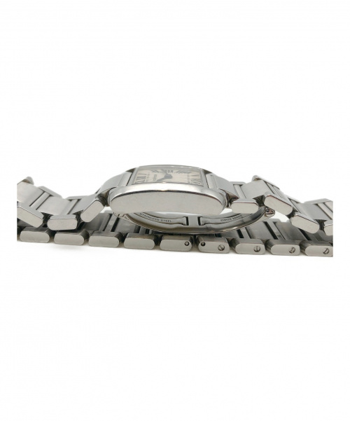 Cartier（カルティエ）Cartier (カルティエ) タンクフランセーズ ホワイト サイズ:SM タンクフランセーズSM W51008Q3 クォーツ ステンレススチールの古着・服飾アイテム