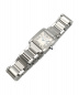 Cartier (カルティエ) タンクフランセーズ ホワイト サイズ:SM タンクフランセーズSM W51008Q3 クォーツ ステンレススチール：178000円
