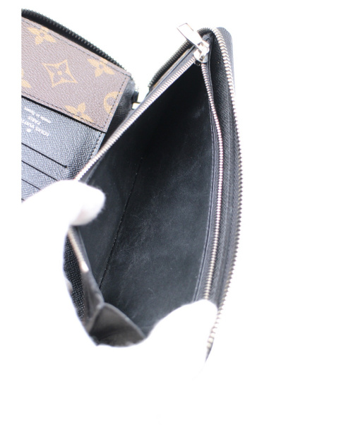 LOUIS VUITTON（ルイ ヴィトン）LOUIS VUITTON (ルイヴィトン) ジッピー・ウォレット ヴェルティカル サイズ:- モノグラムマカサー M60109 CA4187の古着・服飾アイテム