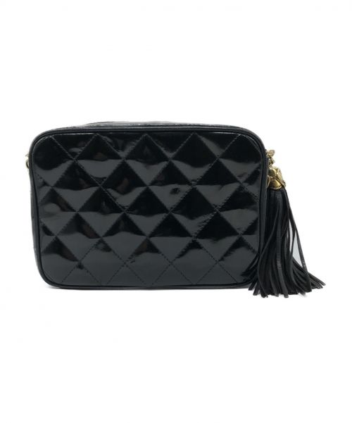 CHANEL（シャネル）CHANEL (シャネル) フリンジショルダーバッグ ブラック サイズ:ｰの古着・服飾アイテム