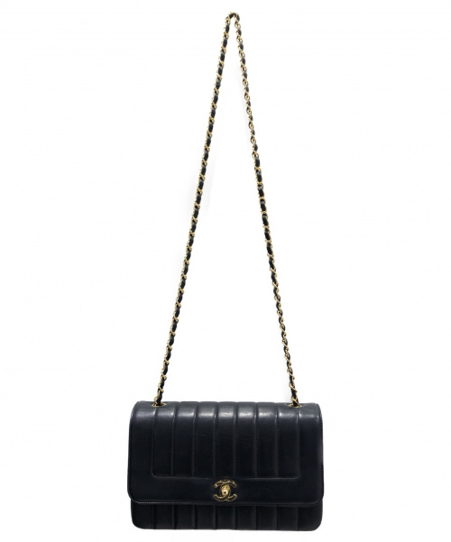 CHANEL（シャネル）CHANEL (シャネル) マドモアゼル ネイビー サイズ:25 マトラッセ 230万番の古着・服飾アイテム