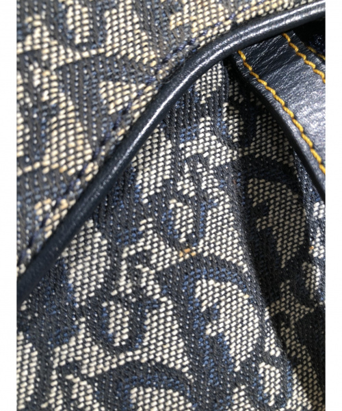 Christian Dior（クリスチャン ディオール）Christian Dior (クリスチャンディオール) サドルバッグ ネイビー サイズ:ｰ トロッターの古着・服飾アイテム
