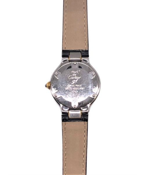 Cartier（カルティエ）Cartier (カルティエ) マスト ヴァンテアン シルバー サイズ:- マストヴァンテアン W1007718 クォーツ 動作確認済み レザーの古着・服飾アイテム
