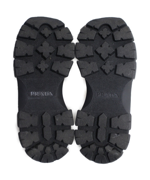 PRADA（プラダ）PRADA (プラダ) ペガサス ブロックスニーカー ブラック サイズ:37 ペガサスの古着・服飾アイテム