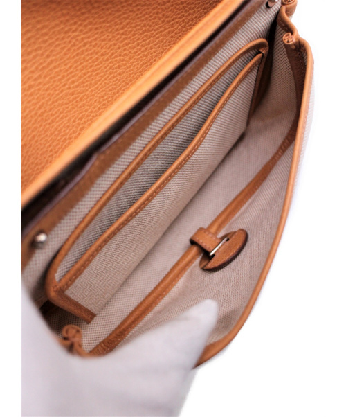 HERMES（エルメス）HERMES (エルメス) サックコロラドPM ブラウン×ベージュ サイズ:PM サックコロラドPM キャンバス×レザー □I刻印の古着・服飾アイテム