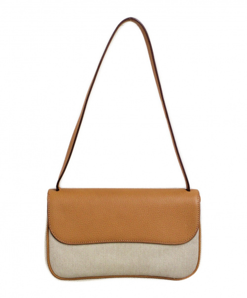 HERMES（エルメス）HERMES (エルメス) サックコロラドPM ブラウン×ベージュ サイズ:PM サックコロラドPM キャンバス×レザー □I刻印の古着・服飾アイテム