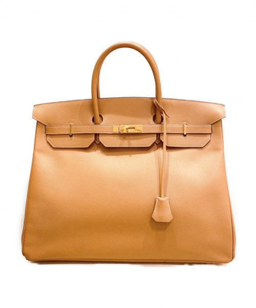 HERMES（エルメス）HERMES (エルメス) バーキン40 ナチュラル サイズ:40 バーキン40 アルデンヌ □Aの古着・服飾アイテム