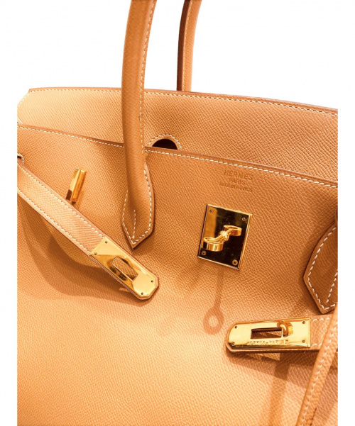 HERMES（エルメス）HERMES (エルメス) バーキン40 ナチュラル サイズ:40 バーキン40 アルデンヌ □Aの古着・服飾アイテム