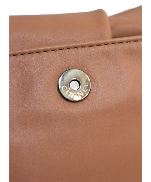 CHANEL（シャネル）CHANEL (シャネル) チェーンショルダーバッグ ブラウン サイズ:- レザー 10668687の古着・服飾アイテム