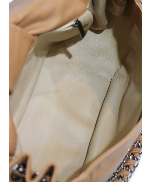 CHANEL（シャネル）CHANEL (シャネル) チェーンショルダーバッグ ブラウン サイズ:- レザー 10668687の古着・服飾アイテム