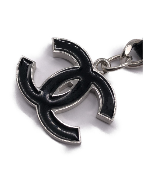 CHANEL（シャネル）CHANEL (シャネル) チェーンベルト ブラック×シルバー サイズ:-の古着・服飾アイテム