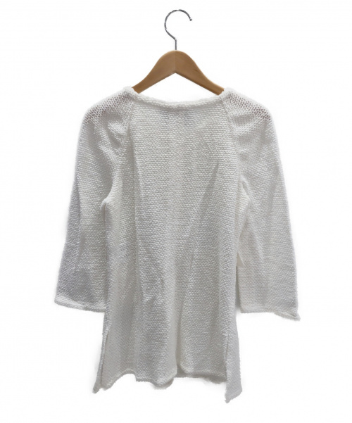 CHANEL（シャネル）CHANEL (シャネル) 七分袖ツイードジャケット ホワイト サイズ:34の古着・服飾アイテム