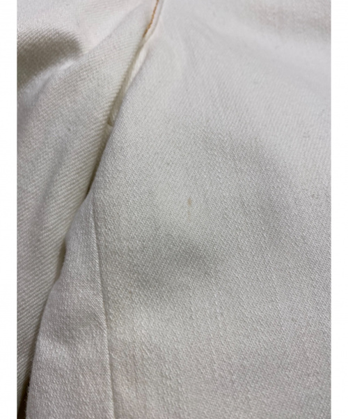 CHANEL（シャネル）CHANEL (シャネル) デニムワイドパンツ ホワイト サイズ:34の古着・服飾アイテム