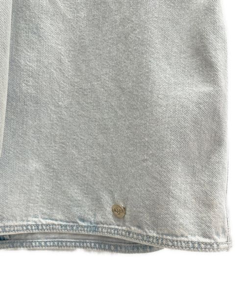 CHANEL（シャネル）CHANEL (シャネル) ボウタイデニムブラウス サイズ:34の古着・服飾アイテム