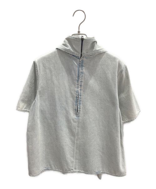 CHANEL（シャネル）CHANEL (シャネル) ボウタイデニムブラウス サイズ:34の古着・服飾アイテム